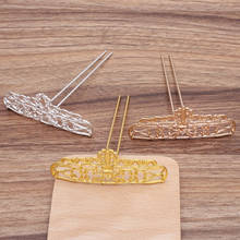 5 Pieces/Lot 94*115mm Tiaras Hairpin Chinese Hair Sticks Wedding Bridal Hair Fork Hair Accessories For Women 2024 - buy cheap