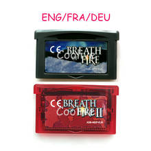 ENG FRA DEU Breath of Fire for 32 Bit Handheld Console Video Game Cartridge Console Card 2024 - buy cheap