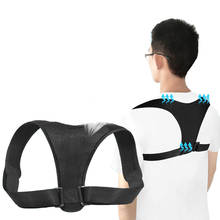 Corretor de postura das costas, cinta para mulheres e homens prevenção de dores, alívio da curva, suporte de clavícula 2024 - compre barato