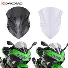 DANCARO Windshield Windscreen Deflector for Kawasaki Ninja 400 Ninja400 2018-2020 Motorcycle Glass Brackets Moto Parabrisas 2024 - buy cheap