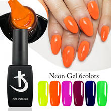 KODI 12ml Neon Gel Varnish for Nails Florescent Permanent Brightest Enamel Manicure Semipermanent Gel Nail Polish Fashion Gellac 2024 - buy cheap