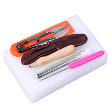 Kit de ferramentas para artesanato, tesoura em feltro com agulha para artesanato, acessórios para lã em feltro e artesanato 2024 - compre barato