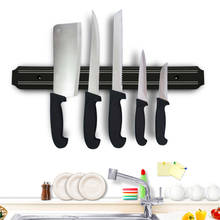 Suporte de parede magnético permanente, suporte de barra de faca para cozinha, rack de armazenamento de faca 2024 - compre barato