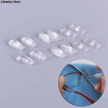¡5 par/lote de gafas de silicona antideslizantes de Conductor de aluminio almohadillas para la nariz de goma cómodas almohadillas de silicona para nariz nuevo! 2024 - compra barato