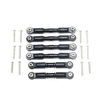 Aluminum Alloy Adjustable Tie Rods Set Bold Part for ARRMA 1/10 GRANITE 4X4 RC Car Upgrade Parts 2024 - buy cheap