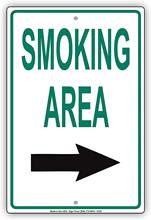 Предназначено для зоны курения, электронная сигарета со стрелкой, указатель направления, только в деловом магазине, алюминиевый знак 8X12 дюймов 2024 - купить недорого