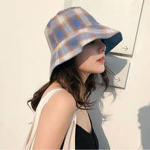 Double Sided Women Buckket Hat Fisherman Hat Foldable Wide Brim Hat UV Protection Sun Hats For Outdoor 2024 - buy cheap