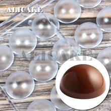 3D Chocolate Molds Ball Sphere Shape Light Polycarbonate Form Chocolate Mould Tray For Bakery Baking Pastry Tools Drop Shipping 2024 - buy cheap