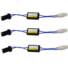 2pcs 12V LED Warning Canceller Decoder T10 Cable for Car Lights NO Error Canbus Lamp Load Resistor 2024 - buy cheap