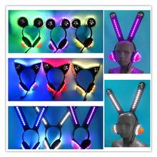 Jogo amor ao vivo cosplay adereços todos os membros cyber idolized led fone de ouvido prop men women halloween rpg play acessórios 2024 - compre barato