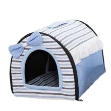 Creative Kennel Cat Nest Teddy Dog Portable Detachable Cotton Bed Warm Pet Products Foldable Dog House Pet Supplies 2024 - buy cheap