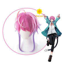Division Rap Battle Hypnosis MIC DRB Amemura Ramuda Cosplay Short Wig easy R Heat-resistant Fiber Hair + Wig Cap Party Role Play 2024 - buy cheap