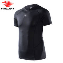 RION Men Fitness Running Shirts Quick Dry Athletic Training Exercise Gym Shirt Sports Compression Shirts Workout Tops 2024 - buy cheap