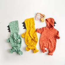 Autumn Cute Baby Boy Girls Hoodies Body Suit Baby Clothing Winter long Sleeve Cartoon Jumpsuit 2024 - buy cheap