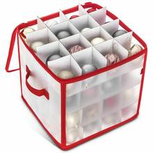 64 Baubles Storage Box Christmas Balls Storage Organizer  Christmas Tree Decorations Organiser Bauble Storage Divider Toys Box 2024 - buy cheap