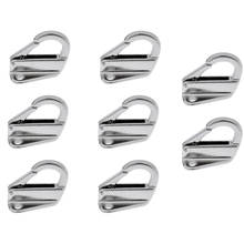 8 Pcs Boat Stainless Steel Spring Snap Type Fender Fending Hook Hanger 9mm 2024 - buy cheap