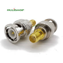 10Pcs SMA Female Jack to BNC Male Plug RF Adapter Connector BNC Plug SMA Jack Straight Coax Adapter 2024 - buy cheap