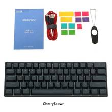 Anne Pro 2 Mechanical Keyboard 60% NKRO Bluetooth 4.0 Type-C RGB 61 Keys Mechanical Gaming Keyboard Cherry Switch Gateron Switch 2024 - buy cheap