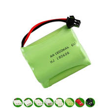 1800mah 6v Rechargeable Battery For Rc toys Boats Cars Tanks Robots Guns NI-MH 6v AA Battery Pack 1-10Pcs 2024 - buy cheap