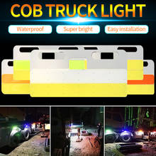 2 peças 24v cob luzes de caminhão led luz de giro lâmpada para decoração de caminhão luz de caminhão 2024 - compre barato