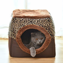 Removable Cat Bed House Kennel Pet Bed Nest Dog Bed Sofa Dog House Cushion Pet Products Dog Bed Cat Tree House Pet Bed for Dogs 2024 - buy cheap