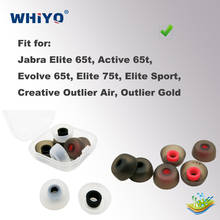 TWS-joy Replacement Silicone Earbuds for Jabra Elite/ Active/ Evolve 65t, Elite 75t/ Sport, Creative Outlier Air/ Gold 2024 - buy cheap