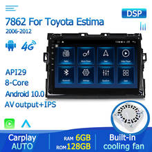 IPS Android 10 DSP Auto Stereo Car Radio for Toyota Estima/ Previa/Tarago 2006 2007-2018 Auto DVD Multimedia Recorder Player SWC 2024 - buy cheap