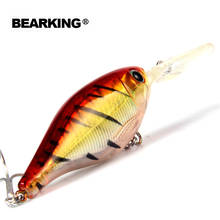 Varejo bearking 8cm 14g iscas de pesca minnow shad qualidade profissional duro iscas modelo quente penteilbait crankbait 2024 - compre barato