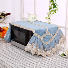 New Fashion Microwave Cover Lace Microwave Oven Hood Oil Dust Cover Kitchen Accessories Supplies Home Decoration Can Washable 2024 - buy cheap