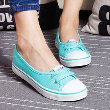 Summer Women Flats Shoes Fashion Canvas Shoes Women Shoes Breathable Flat Shoes Korean Tide Students Set Foot Pedal 2024 - buy cheap