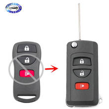 3/2+1 Button Modified Folding Flip Remote Key Shell Case Fob for Nissan Quest Murano 2024 - buy cheap