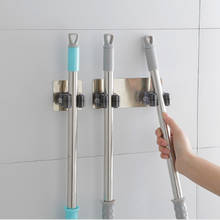 1Pcs Wall Mounted Mop Strong Home Bathroom Hooks Holder Brush Broom Hanger Storage Rack Bathroom Holder Shower Hooks 7x7/7x18 cm 2024 - buy cheap