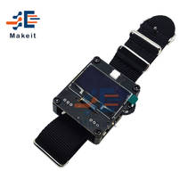 ESP8266 Wifi Watch программируемый макетная плата носимых OLED Дисплей ESP-12F Wi-Fi макетная плата Смарт-часы для Arduino 2024 - купить недорого