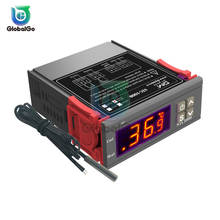 Controlador Digital LED de temperatura, termostato, interruptor de relé, termorregulador para incubadora, calefacción y refrigeración, STC-1000, 220V, 24V, 12V 2024 - compra barato