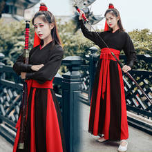 Chinese Folk Dance Costume Women Traditional Hanfu Clothing Female Tang Dynasty Stage Cospaly Dress Lady Swordsman Dance Outfit 2024 - buy cheap