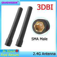 Antena WIFI de 2,4 GHz PBX 2dBi-3dbi, conector macho SMA, 2,4g, enrutador inalámbrico IOT, antenas de 2,4 ghz 2024 - compra barato