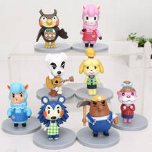 8pcs/set Animal Crossing action figure Animal Crossing Monkey K.K Isabelle Judy Tasha Flora PVC Figure Collectible Model Toy 2024 - buy cheap