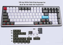 125 keys/set PBT dye sub thickened keycaps for MX switch mechanical keyboard laser carving keycap for 96 108 FC660 FC980M 2024 - buy cheap