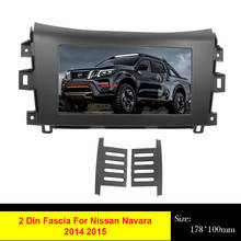 2Din Car Radio Audio Frame Stereo Fascia For Nissan Navara 2014 2015 DVD Panel Plate Mounting Dash Installation Bezel Trim Kit 2024 - buy cheap