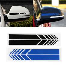 2Pcs Car Sticker Non Fading Fashion Color Stripe Car Sticker Racing Strips Side Rear View Mirror  Exterior Styling Accessories 2024 - buy cheap