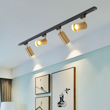 Modern Golden Ceiling Lights Wrought Aluminium LED Ceiling Lamps Rail Track Lamps For Living Room Kitchen Home Lighting Fixtures 2024 - buy cheap