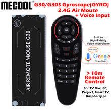 Mecool G30 S 33 keys IR learning remote control 2.4g air mouse wireless voice air mouse Gyro Sensing Smart remote to Game tv box 2024 - buy cheap