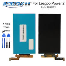 ЖК-дисплей для Leagoo Power 2, 5,0 дюйма, новый протестированный в сборе аксессуар для телефона Power 2, только ЖК-дисплей + Инструменты + клей 2024 - купить недорого