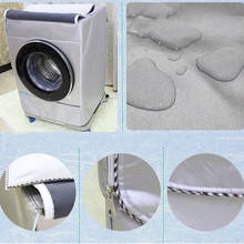 Чехол для стиральной машины с автоматическим роликом, пылезащитный, водонепроницаемый, дышащий, для дома JAN88 2024 - купить недорого