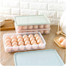 24 caja de almacenamiento de huevos de rejilla organizador de contenedores de alimentos cajas de almacenamiento cómodas productos de cocina multifuncional duraderos 2024 - compra barato