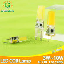 LED G4 G9 Lamp Bulb AC DC Dimmable cob led 12V 220V 3W 6W 10w COB SMD LED Lighting Lights replace Halogen Spotlight Chandelier 2024 - buy cheap