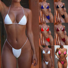 Bandage Bikni 2020 Biquini Thong Push-Up Swimsuit Women Bathing Suit Brazilian Bikini Set String Swimwear Beachwear Micro 2024 - buy cheap