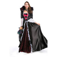 Бесплатная доставка, королева вампира, Средневековый Ренессанс, Дракула, платье на Хэллоуин, нарядный костюм 2024 - купить недорого