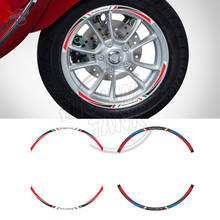 12 "колеса светоотражающие наклейки обод наклейки чехол для Vespa скутер Primavera 150 S 2024 - купить недорого