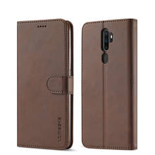 Funda con tapa para OPPO A5 2020, carcasa de cuero Vintage para teléfono en OPPO A5 2020, funda con tapa magnética, cartera para OPPO A5 2020, bolsas 2024 - compra barato